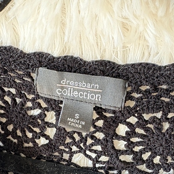 Dressbarn Black Crochet cardigan - Picture 2 of 8
